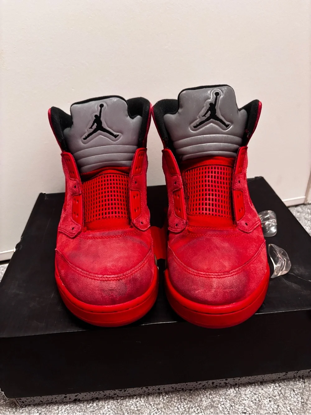 Air Jordan retro 5 men’s “red suede”